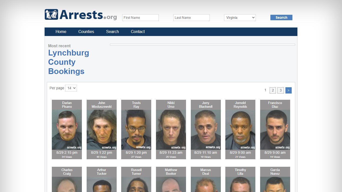 Lynchburg County Arrests and Inmate Search